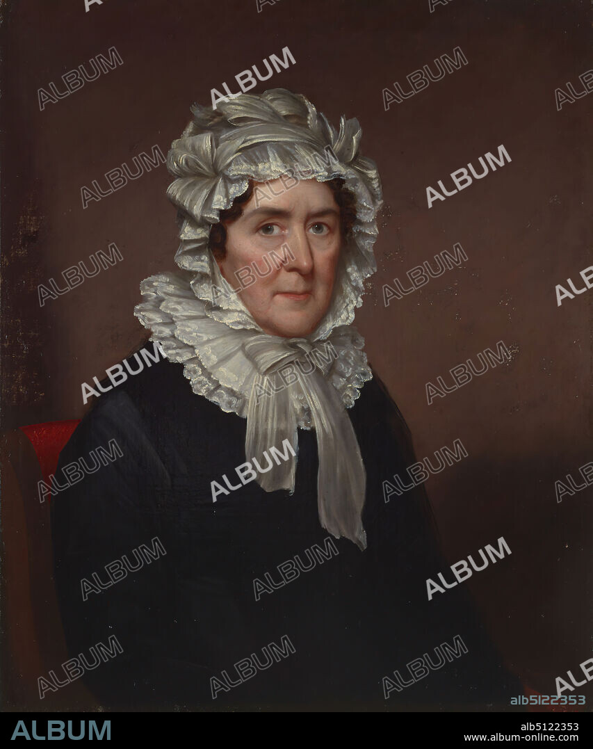 Artist: Nathaniel Jocelyn, American, 17961881, Subject: Mary Woolsey Dwight, American, 17541845, Mrs. Timothy Dwight (Mary Woolsey), 19th century, Oil on canvas, 30 1/8 × 25 in. (76.5 × 63.5 cm), American, 19th century, Paintings.