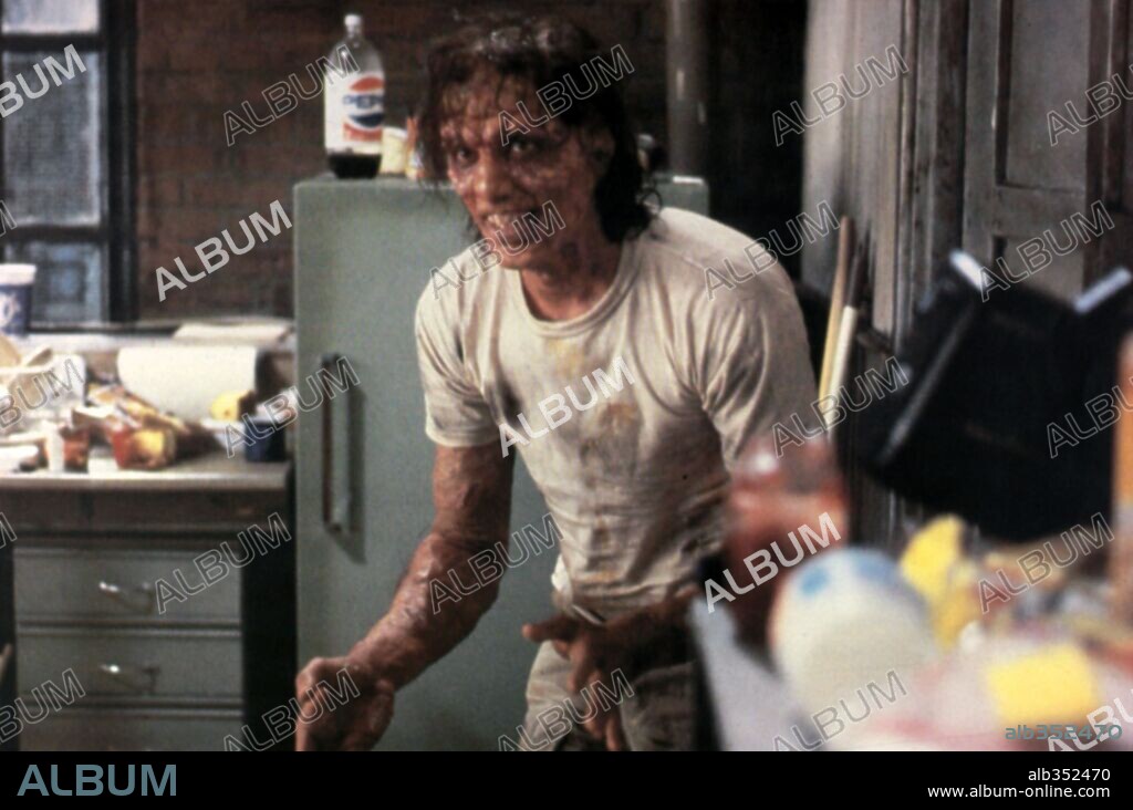JEFF GOLDBLUM in THE FLY, 1986, unter der Regie von DAVID CRONENBERG. Copyright 20TH CENTURY FOX.