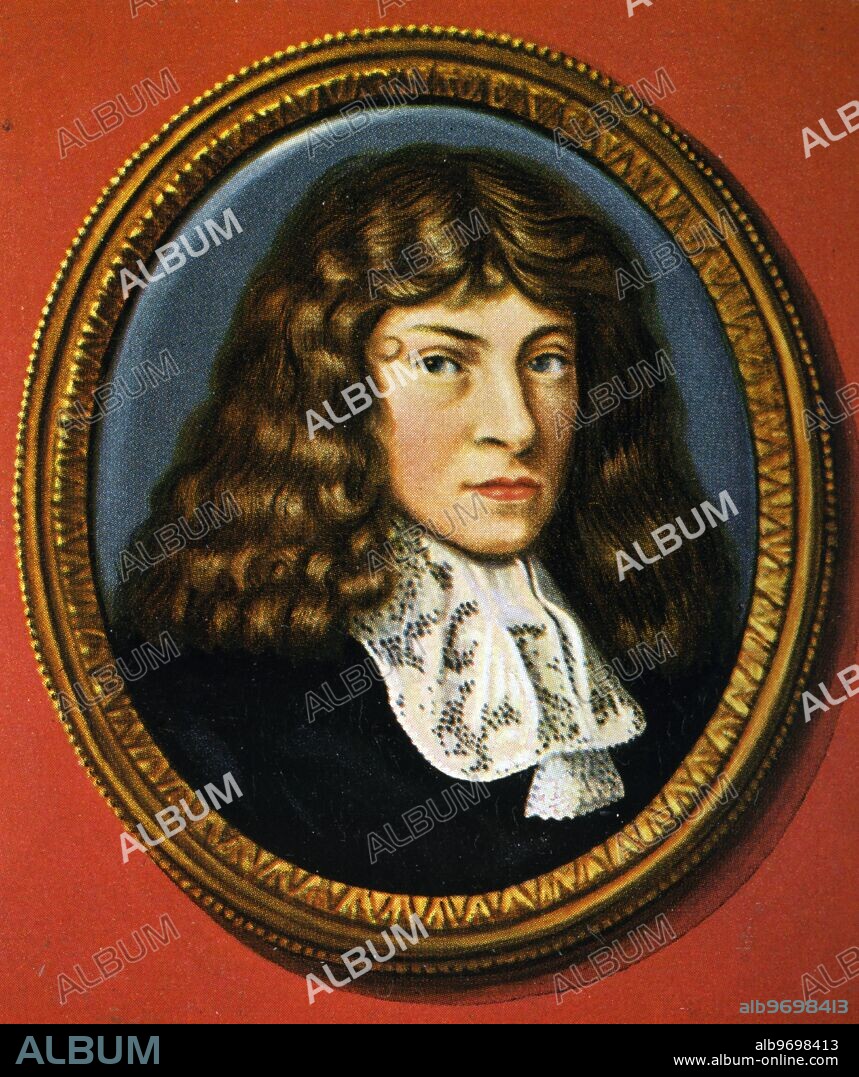 Blaise Pascal (1623-1662) - after a miniature by Paul Prieur - French mathematician, physicist, and religious philosopher. ©TopFoto.