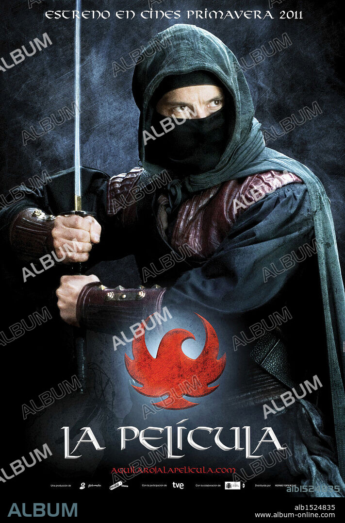Poster de AGUILA ROJA, LA PELICULA, 2011, dirigida por JOSE RAMON AYERRA. Copyright GLOBO MEDIA.