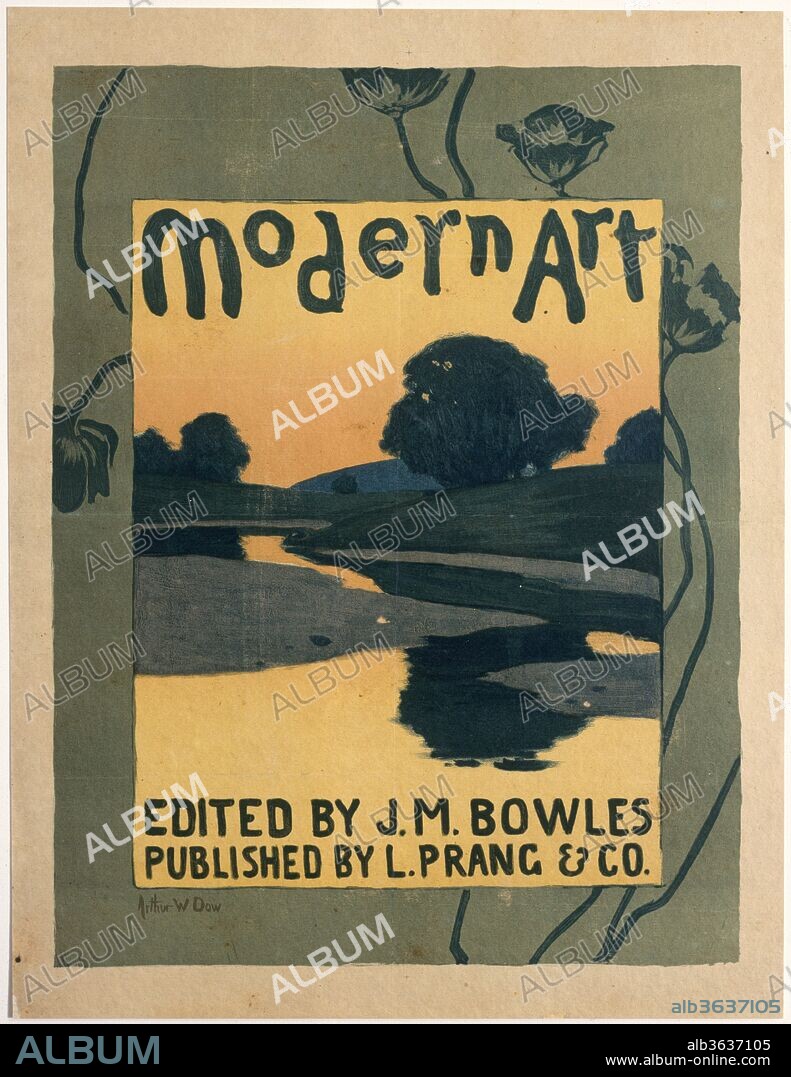 Modern Art. Artist: Arthur Wesley Dow (American, Ipswich, Massachusetts 1857-1922 New York State). Dimensions: Sheet: 20 1/16 × 15 3/8 in. (51 × 39.1 cm)
Image: 17 13/16 × 13 5/8 in. (45.3 × 34.6 cm). Publisher: and printer: Louis Prang & Co. (Boston, Massachusetts). Date: 1895.