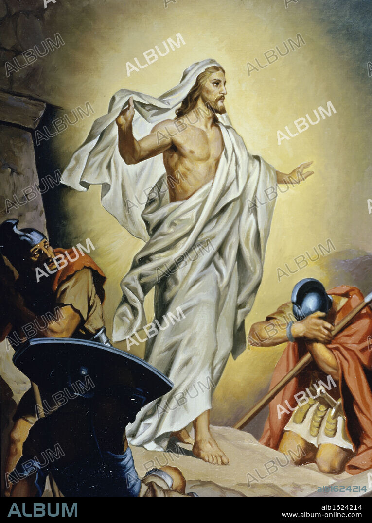The Resurrection of Jesus  Heinrich Hoffmann (1824-1911 German).