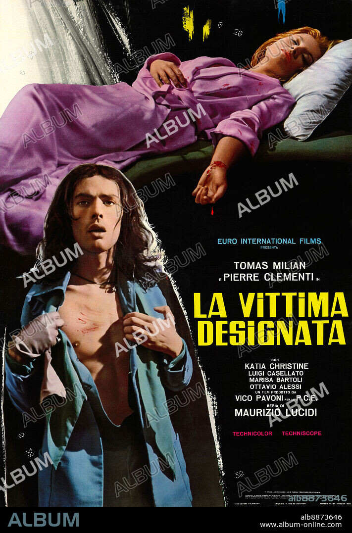 Poster of THE DESIGNATED VICTIM, 1971 (LA VITTIMA DESIGNATA), directed by MAURIZIO LUCIDI. Copyright Produzioni Cinematografiche Europee (P.C.E.).
