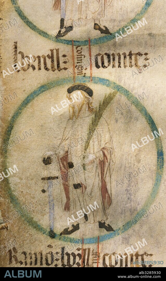 BORRELL II (h. 915-992). Conde de Barcelona, Girona-Ausona (947-992), y de Urgell (948-992). Hijo primogénito y sucesor del conde Sunyer I. Gobernó junto a su hermano Miro I hasta 966. Durante su mandato Barcelona fue conquistada por Almanzor (985). Por ello se negó a renovar el vasallaje con el nuevo rey franco Hugo Capeto. "Genealogia de los Reyes de Aragón y Condes de Barcelona". Pergamino de los siglos XIV-XV. Archivo de la Abadia de Poblet. Cataluña.