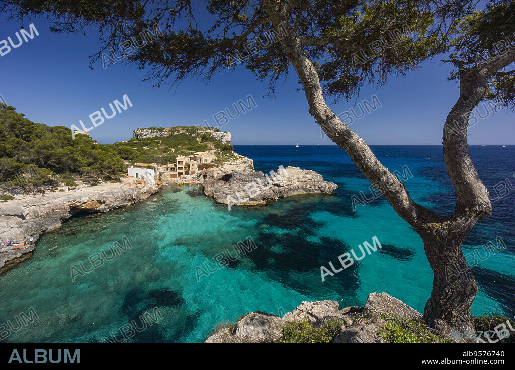 Cala s'Almunia, Santanyi, Mallorca, balearic islands, spain, europe.