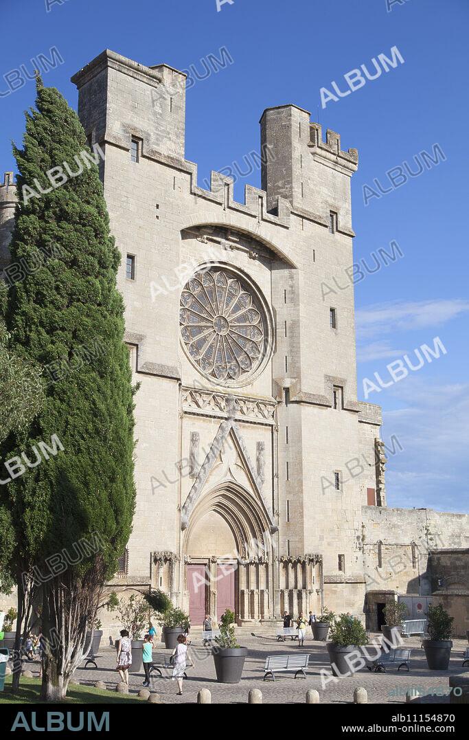 Saint Nazaire Cathedral, Beziers, Herault, Languedoc-Roussillon, France, Europe.
