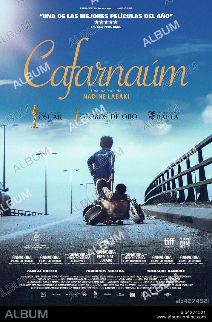 Poster de CAFARNAUM, 2018 (CAPHARNAUM), dirigida por NADINE LABAKI. Copyright Les Films des Tournelles.