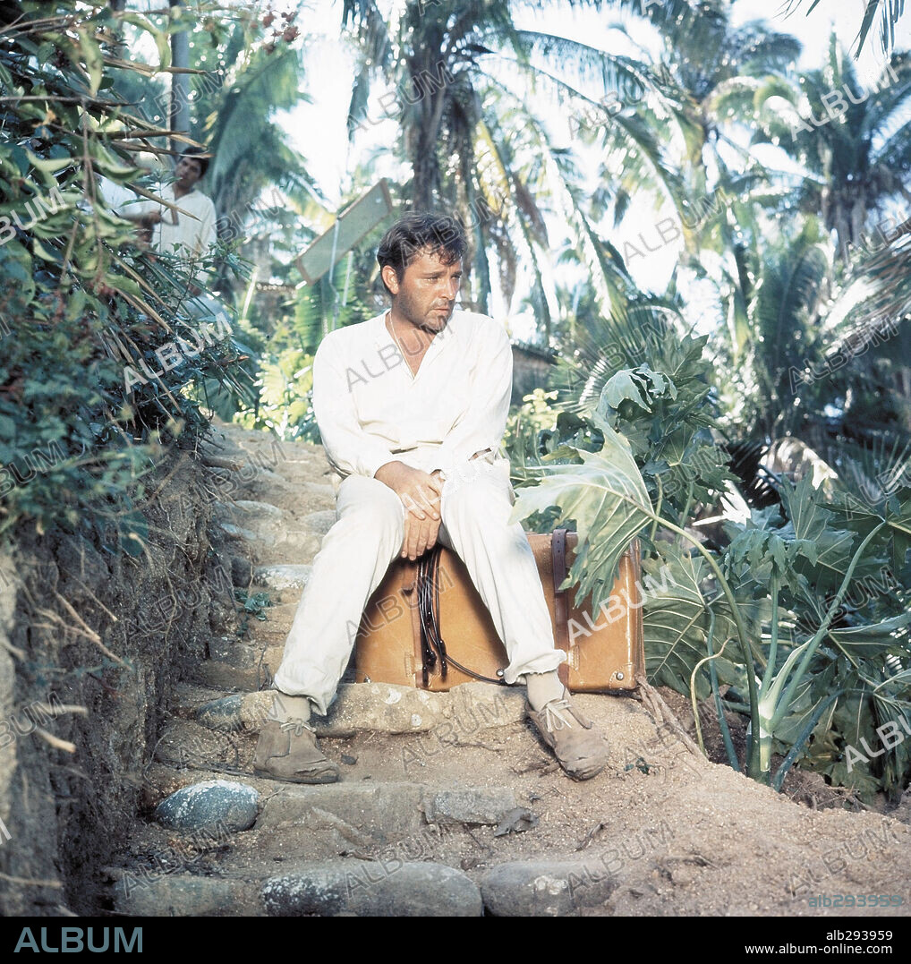 RICHARD BURTON in THE NIGHT OF THE IGUANA, 1964, directed by JOHN HUSTON. Copyright M.G.M.
