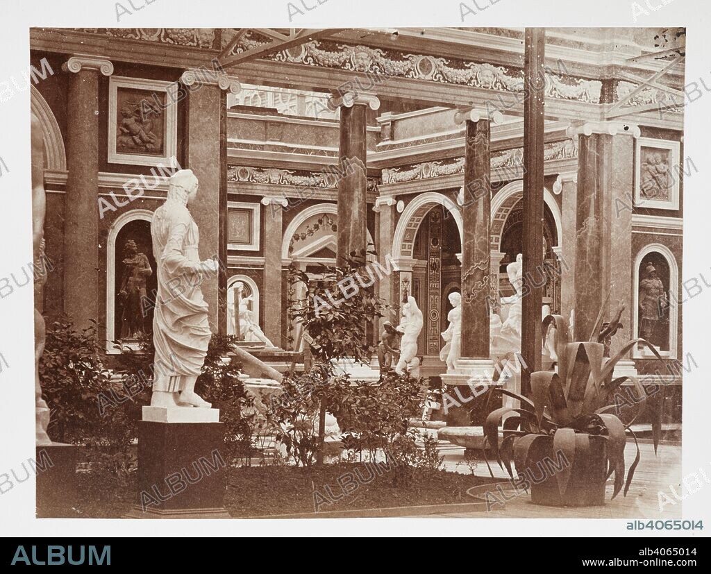 PHILIP HENRY DELAMOTTE. Exterior of the Italian Court. Photographic Views of the Progress of the Crystal Palace, Sydenham. Taken during the progress of the works, by desire of the directors, by Philip H. Delamotte. Together with a list of the directors and officers of the company, etc. London, 1855. Source: Tab.442.a.5, plate 84.