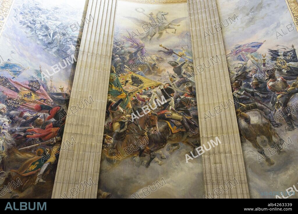 La chevauchee de la gloire, Edouard Detaille, Panteón , le Panthéon, monumento de estilo neoclásico, V distrito ,París, France,Western Europe.