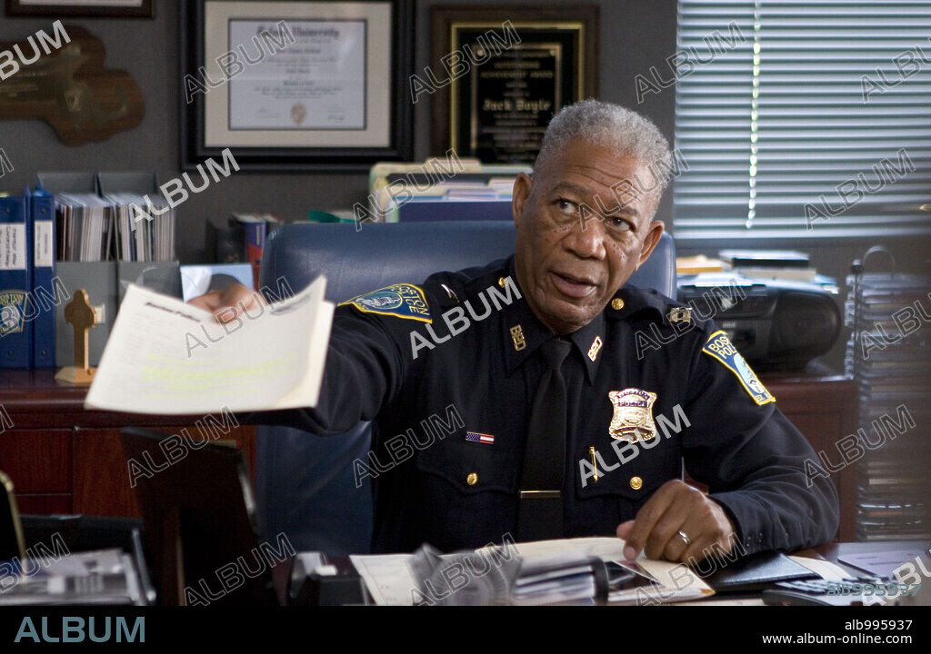 MORGAN FREEMAN en ADIOS PEQUEÑA ADIOS [GONE BABY GONE], 2007 (GONE BABY GONE), dirigida por BEN AFFLECK. Copyright MIRAMAX FILMS.