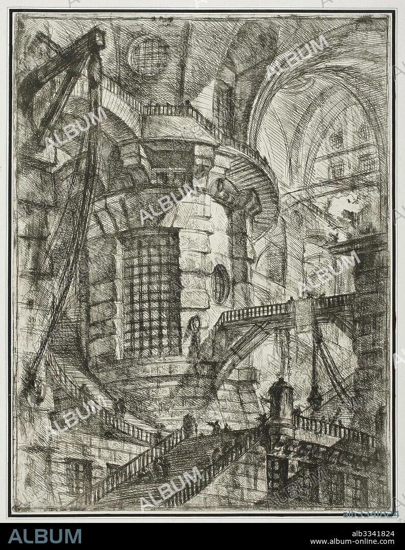 GIOVANNI BATTISTA PIRANESI. From the series The Imaginary Prisons (Le Carceri d'Invenzione).