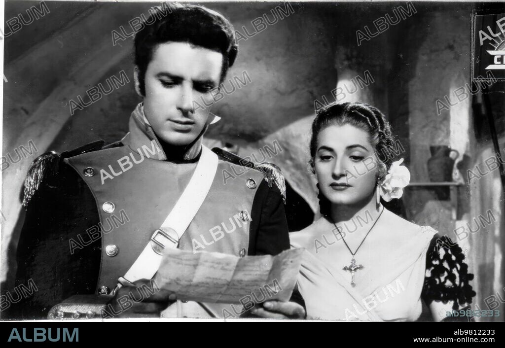 1951. Juanita reina con Virgilio Texeira en "Lola la Piconera".