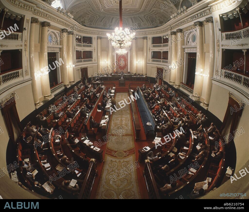 DIA DE PLENO EN EL SALON DE SESIONES DEL SENADO.