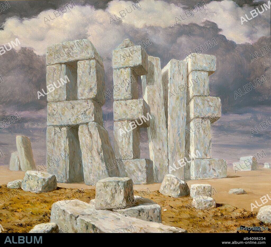 RENé FRANçOIS GHISLAIN MAGRITTE. L'art de la conversation (The art of conversation).