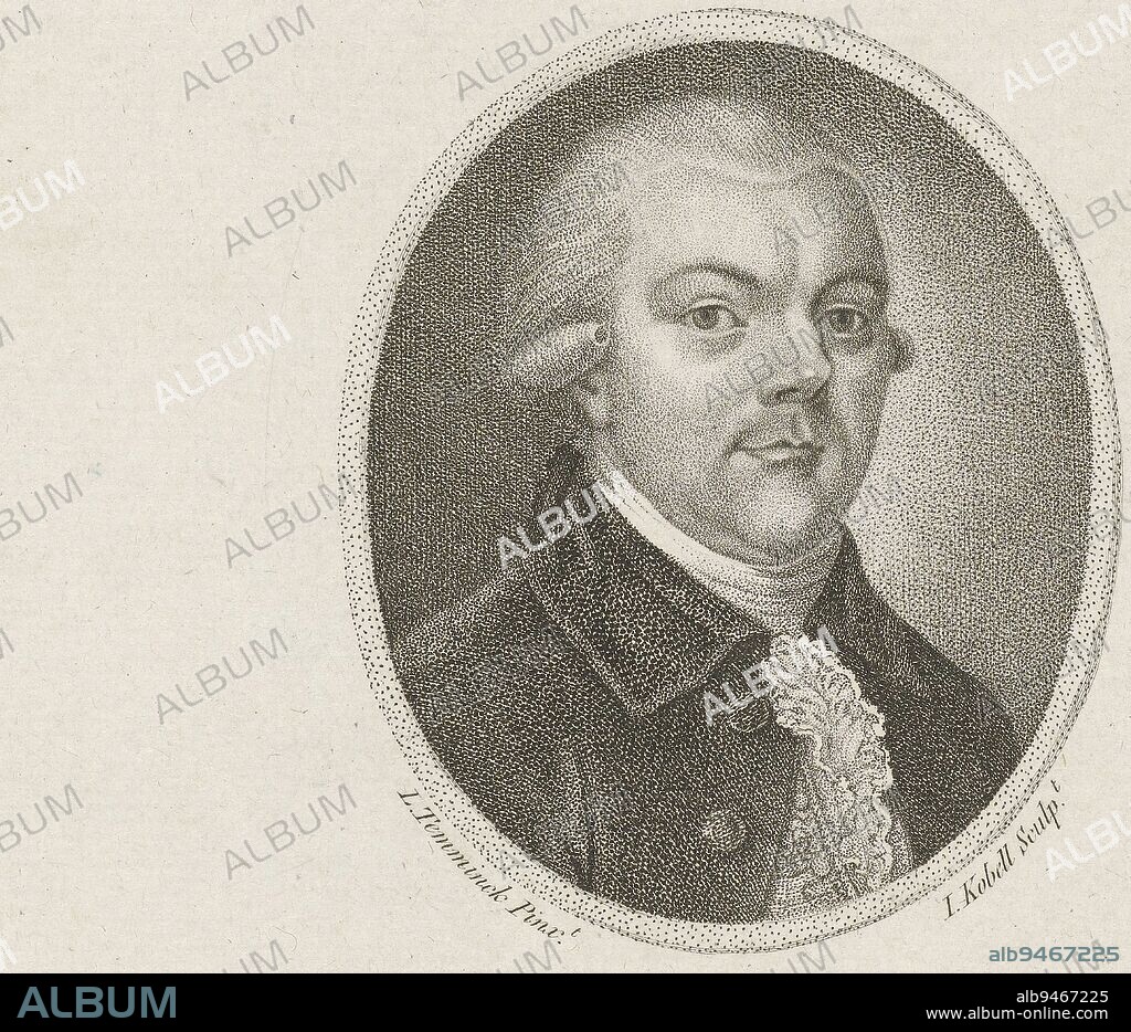 Portrait bust of Cornelis de Gyselaar, patriot and pensoinaris in Dordrecht, Portrait of Cornelis de Gyselaar Mr. Cornelis de Gyselaar, Pensionary in Dordrecht , print maker: Jan Kobell (I), (mentioned on object), after: Leonardus Temminck, (mentioned on object), 1766 - 1833, paper, etching, h 167 mm - w 145 mm.