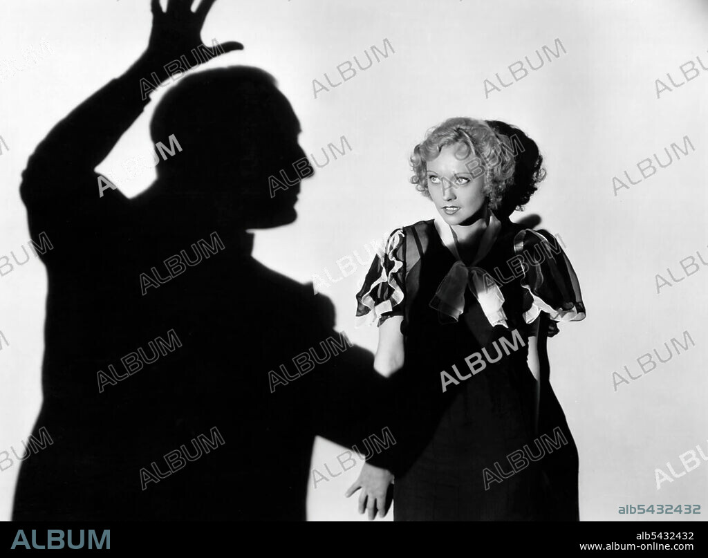 LIONEL ATWILL and SHEILA TERRY in THE SPHINX, 1933, directed by PHIL ROSEN. Copyright MONOGRAM PICTURES.
