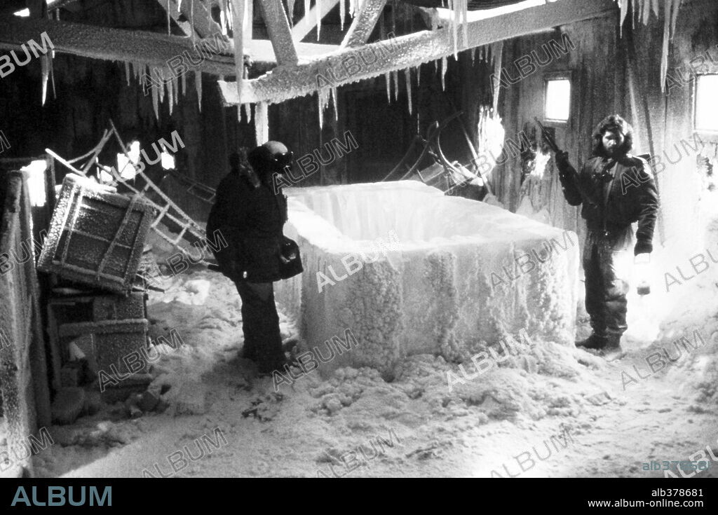 KURT RUSSELL en COSA, LA-EL ENIGMA DEL OTRO MUNDO, 1982 (THE THING), dirigida por JOHN CARPENTER. Copyright UNIVERSAL PICTURES.