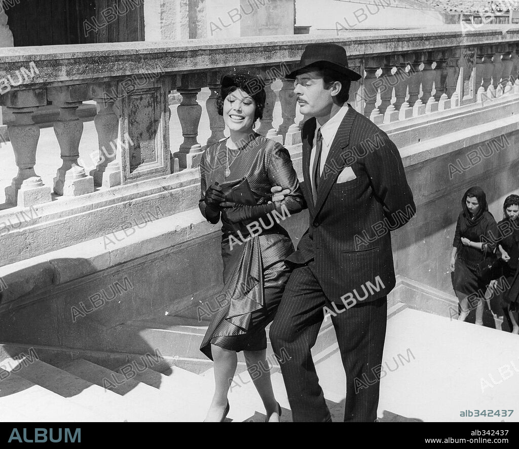 MARCELLO MASTROIANNI dans DIVORZIO ALL'ITALIANA, 1961, réalisé par PIETRO GERMI. Copyright LUX FILM.