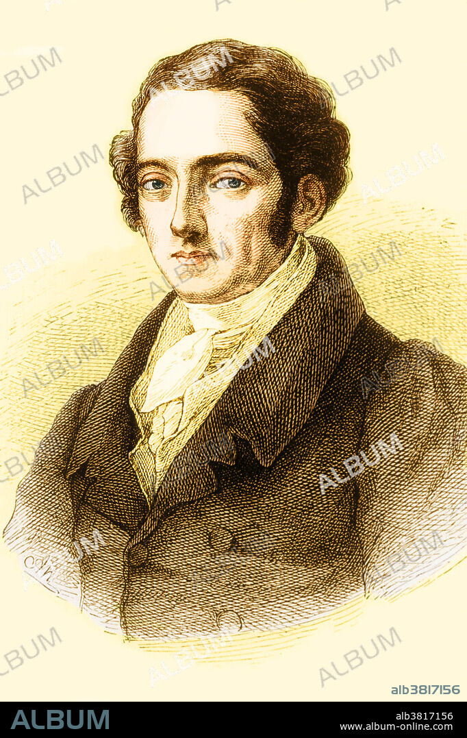 Joseph von Fraunhofer (1787-1826), German optician. He is known for the discovery of the dark absorption lines known as Fraunhofer lines in the Sun's spectrum, and for making excellent optical glass and achromatic telescope objectives.