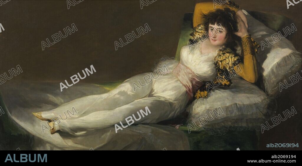 Francisco de Goya y Lucientes / 'La maja vestida', 1800-1807, Escuela Española, Óleo sobre Lienzo, 95 cm x 190 cm, P00741.