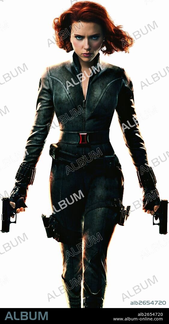 SCARLETT JOHANSSON en LOS VENGADORES, 2012 (THE AVENGERS), dirigida por JOSS WHEDON. Copyright MARVEL ENTERPRISES.