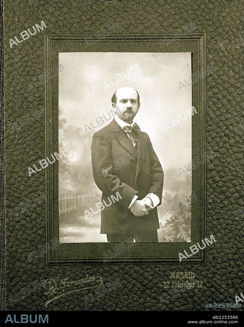 BAROJA , PIO. ESCRITOR ESPAÑOL. SAN SEBASTIAN 1872 - 1956. REPRODUCCION FOTO DEL AÑO 1905.