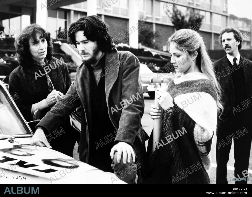 ELLEN BARKIN, JOHN RUBINSTEIN, MARIA TUCCI and TIMOTHY HUTTON in DANIEL, 1983, directed by SIDNEY LUMET. Copyright PARAMOUNT PICTURES.