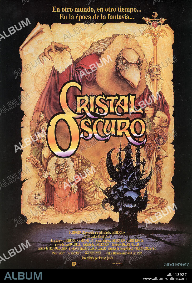 Poster of THE DARK CRYSTAL, 1982, directed by FRANK OZ and JIM HENSON. Copyright UNIVERSAL/ASSOCIATED FILM/ITC.