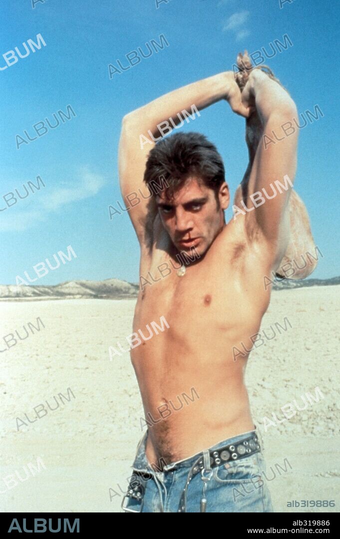 JAVIER BARDEM en JAMON JAMON, 1992, dirigida por JUAN JOSE BIGAS LUNA. Copyright LOLAFILMS.
