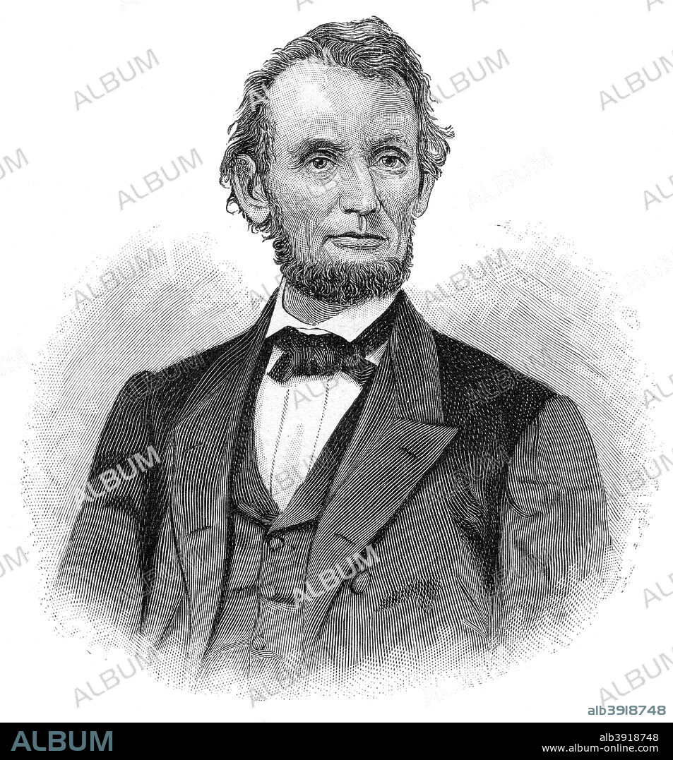 Abraham Lincoln, 16th President of the United States, (1900). Lincoln (1809-1865) joined the Republican party in 1858 and was elected president two years later. In 1863, he proclaimed the emancipation of all slaves in the southern Confederate states and later that year restated his anti-slavery views in the Gettysburg Address. During his 1864 campaign for re-election, he embraced the abolition of slavery. He was infamously shot by actor John Wilkes Booth whilst attending the theatre in 1865.