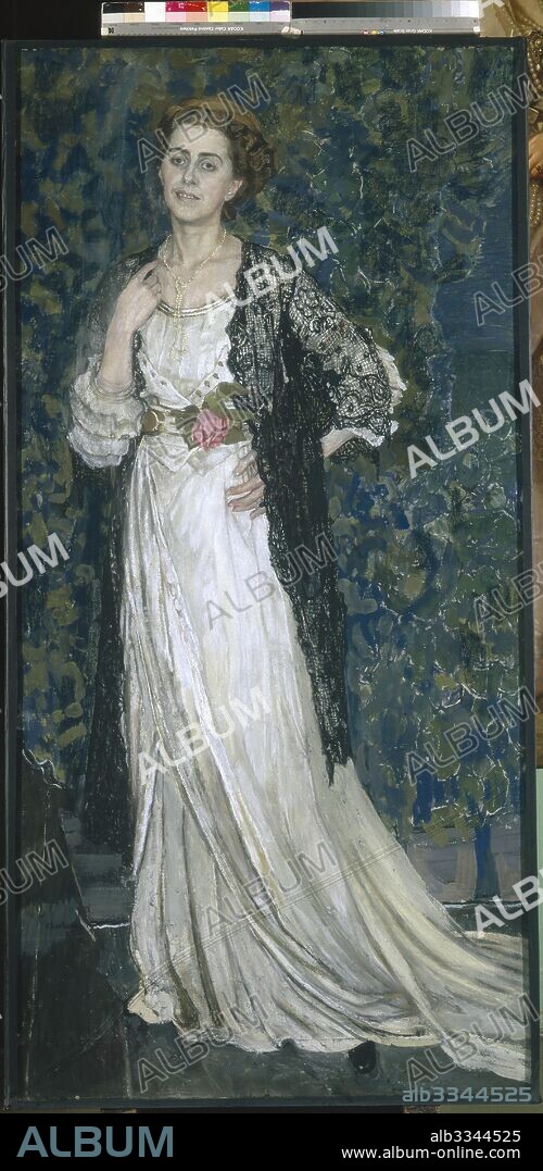 ALEXANDER YAKOVLEVICH GOLOVIN. Portrait of Marina Makovskaya.