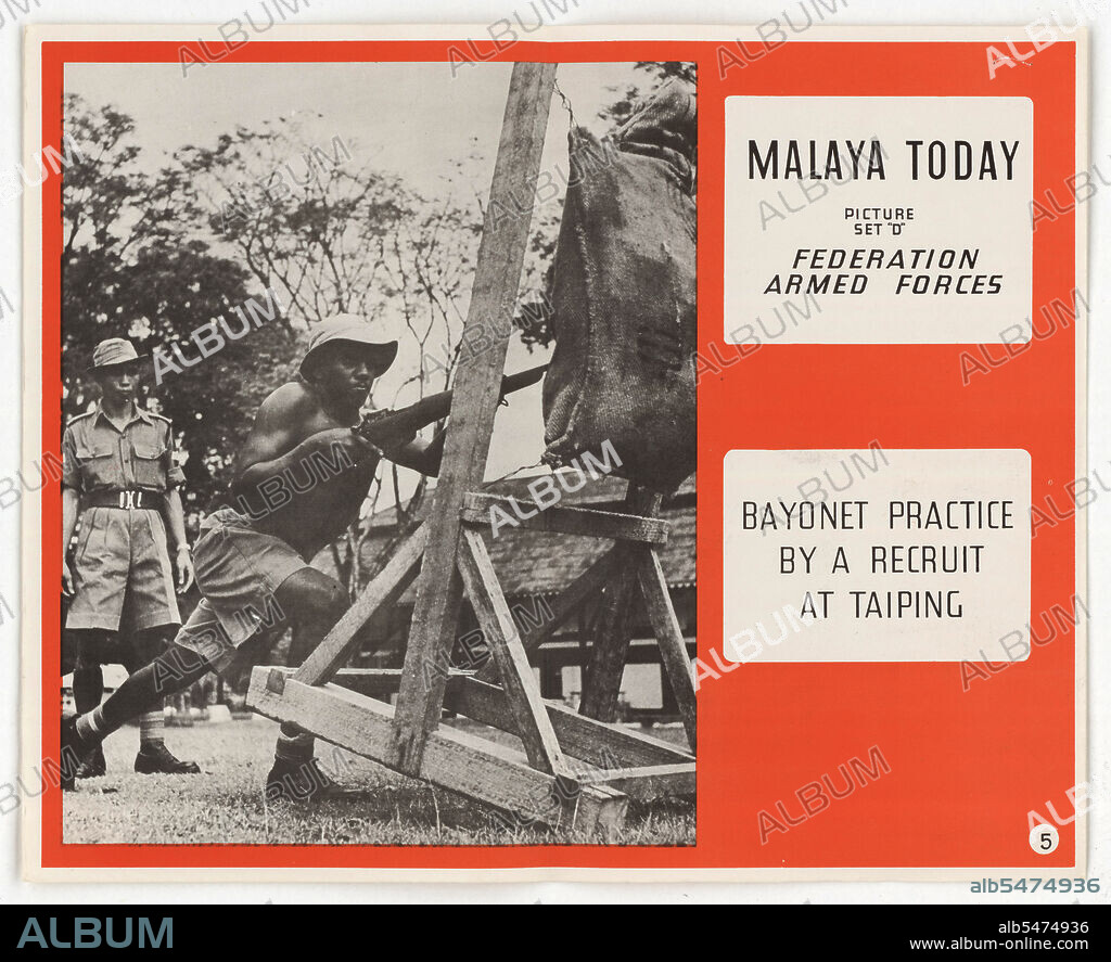 9/3/1953 - U.S. Propaganda Posters in 1950s Asia - Malaya Today Federation Armed Forces Poster.