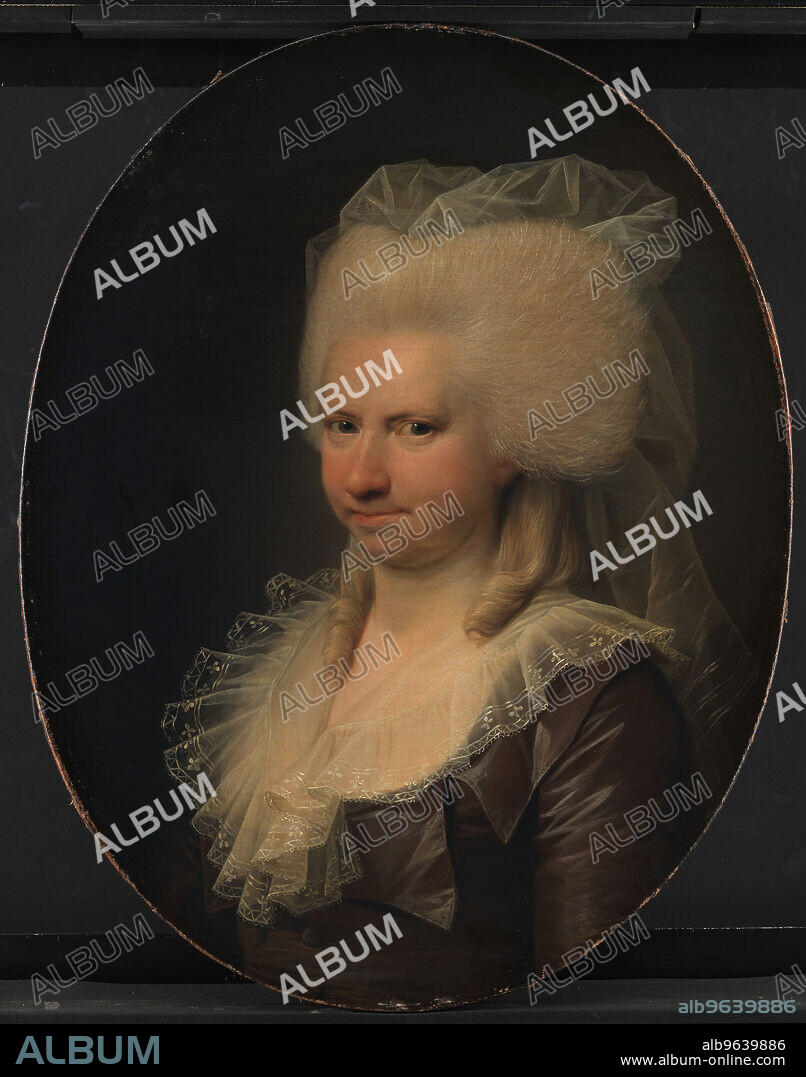 JENS JUEL. Charlotte Sophie Gerner, née Rasch, wife of Henrik Gerner, 1785.