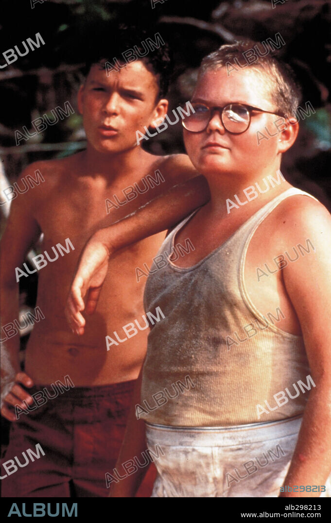 BALTHAZAR GETTY and DANUEL PIPOLY in LORD OF THE FLIES, 1990. Copyright CASTLE ROCK/COLUMBIA PICTURES.
