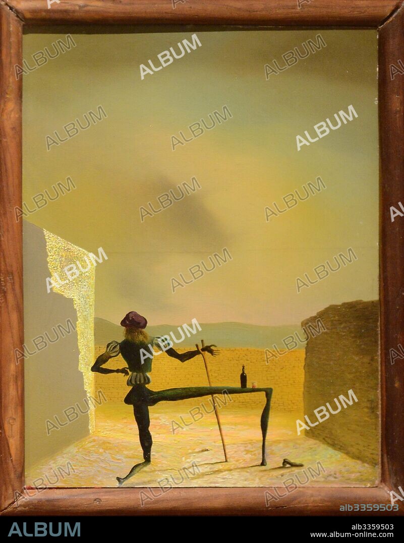 SALVADOR DALÍ. The Ghost of Vermeer of Delft Which Can Be Used As a Table.