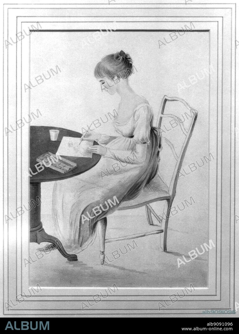 Fanny Knight by Cassandra Austen - Fanny was Jane Austen's favourite niece, the oldest child of Jane's brother Edward Austen (later Knight). ©TopFoto.
