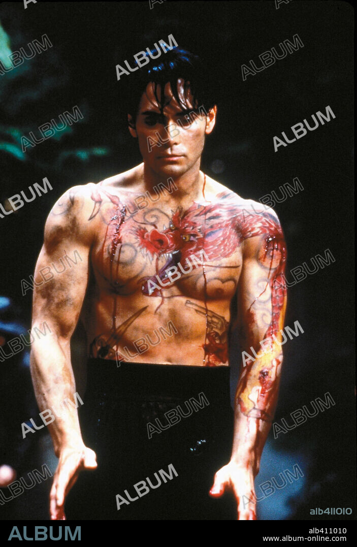 MARK DACASCOS dans CRYING FREEMAN, 1995, réalisé par CHRISTOPHE GANS. Copyright AUGUST ENTERTEINMENT/DAVIS-FILMS/YUZNA FILMS/OZLA PROD.