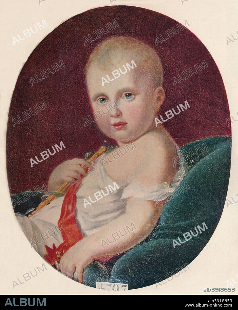'Le Roi De Rome', 1811 (c1927). Portrait of Napoleon II (1811-1832). The painting is held by the Château de Versailles, Paris. From Beautiful Children, by Haldane Macfall. [T. C. & E. C. Jack, Ltd., London, c1927].