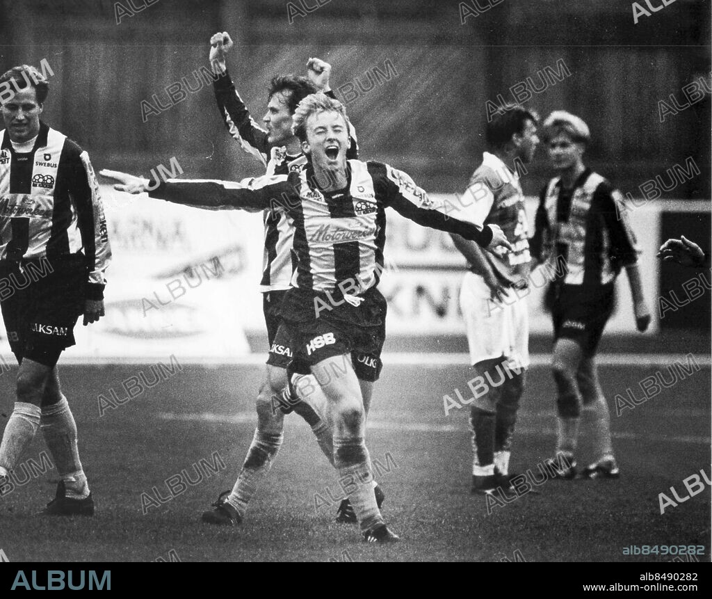 GÖTEBORG 1986-10-07.. Peter Granqvist - fotbollsspelare i BK Häcken. *** Local Caption *** GP Foto: Johan Davéus / Kamerareportage / TT / Kod: 2524.