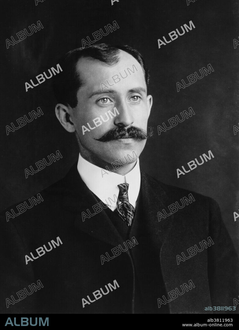 Orville Wright, age 34, 1905. Orville Wright (August 19, 1871 - January 30, 1948) and his brother Wilbur (1867-1912), were two Americans credited with inventing and building the world's first successful airplane and making the first controlled, powered and sustained heavier-than-air human flight, on December 17, 1903. In the two years afterward, the brothers developed their flying machine into the first practical fixed-wing aircraft. Although not the first to build and fly experimental aircraft, the Wright brothers were the first to invent aircraft controls that made fixed-wing powered flight possible. Neither brother married. Wilbur once quipped that he "did not have time for both a wife and an airplane." He became ill on a business trip to Boston in April 1912 and was diagnosed with typhoid fever. He lingered in and out of consciousness for several weeks until he died, at age 45. Orville died in 1948, after his second heart attack, having lived from the horse-and-buggy age to the dawn of supersonic flight.