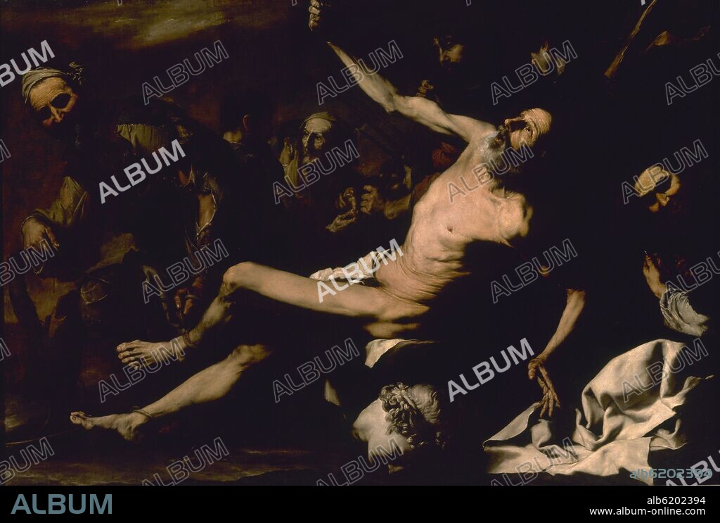 JOSÉ DE RIBERA. MARTIRIO DE SAN BARTOLOME-1629-.