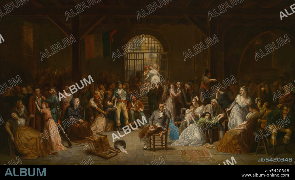 CHARLES LOUIS MÜLLER. The Roll Call of the Last Victims of the Terror, c. 1850.