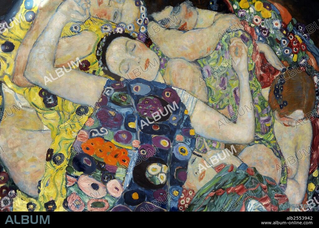 Gustav Klimt (1862-1918). Austrian painter. Virgin, 1913. Detail. National Gallery. Prague. Czech Republic.