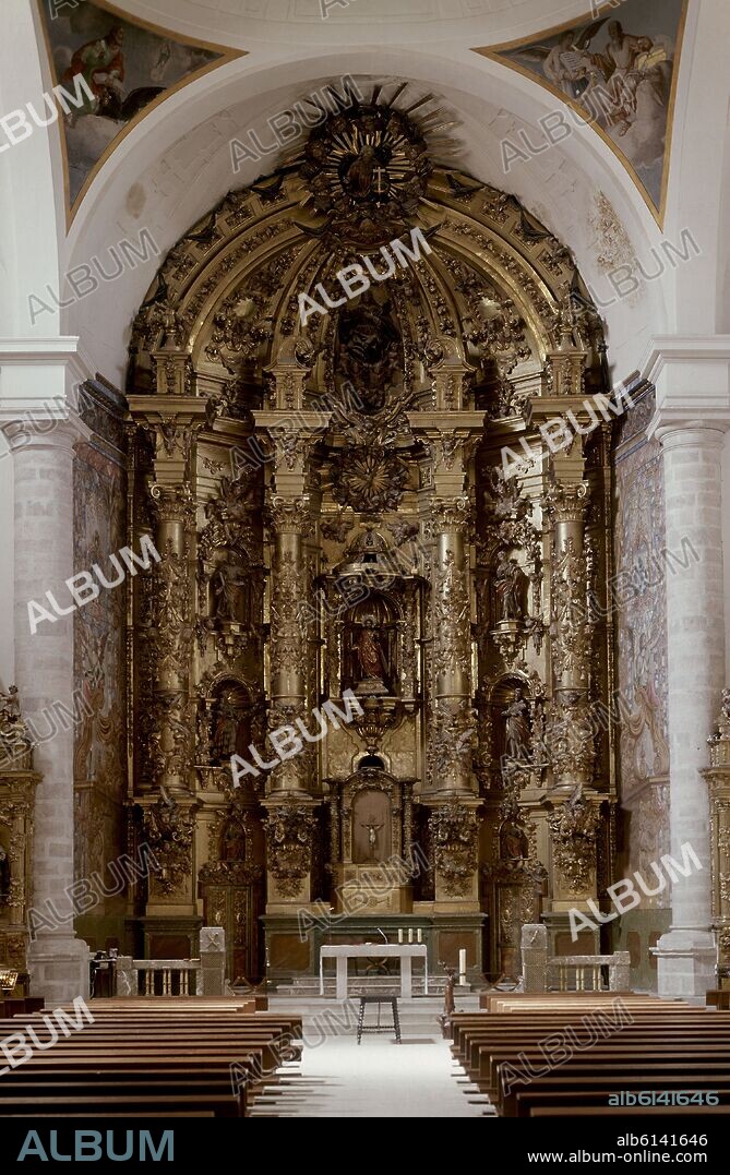 PEDRO CORREAS (S XVIII) MAESTRO TALLADOR. RETABLO MAYOR BARROCO (1741-1742).