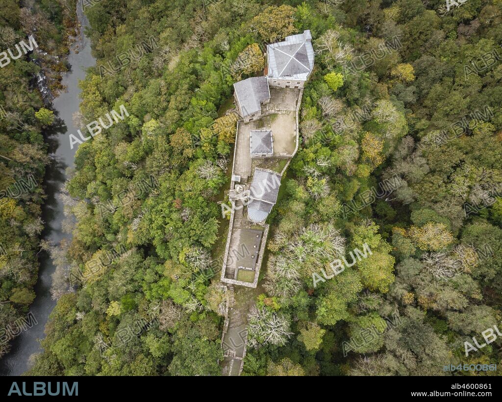 Monasterio de San Juan de Caaveiro, parque natural Fragas del Eume,? provincia de La Coruña, Galicia, Spain.