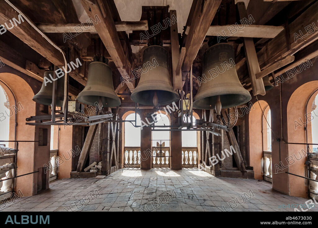 Modena, Torre Ghirlandina: la cella campanaria..