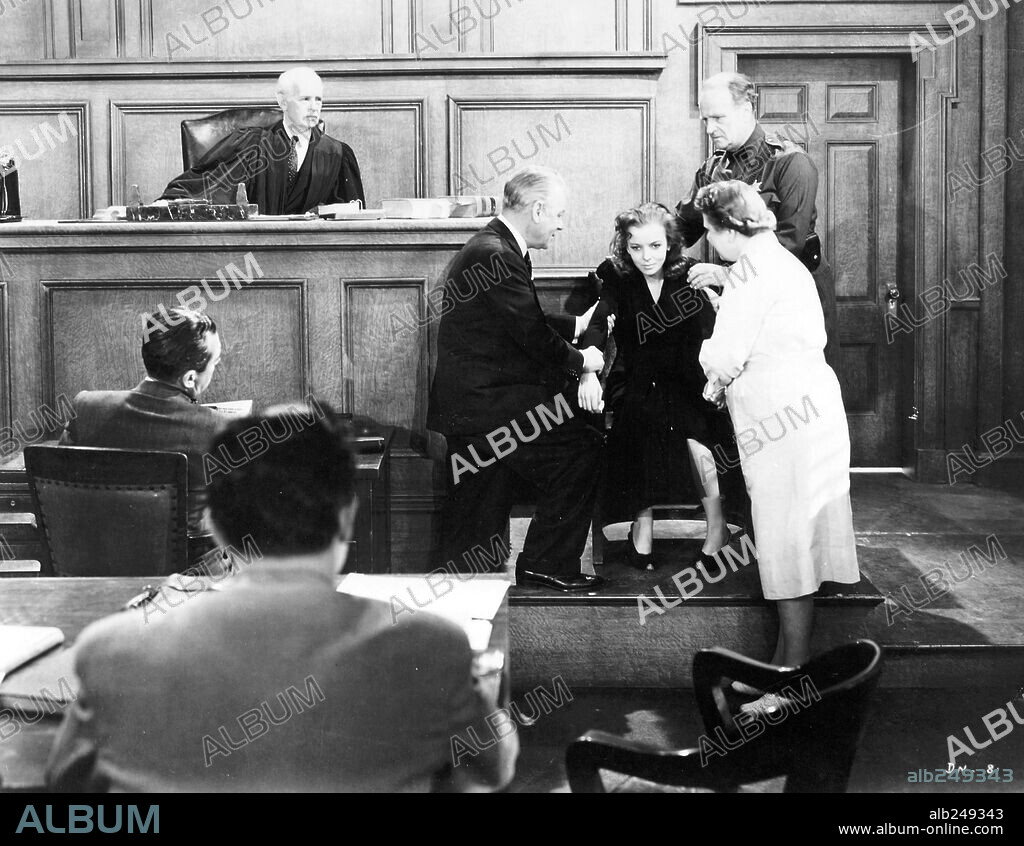 IDA LUPINO en LA PASIÓN CIEGA, 1940 (THEY DRIVE BY NIGHT), dirigida por RAOUL WALSH. Copyright WARNER BROTHERS.