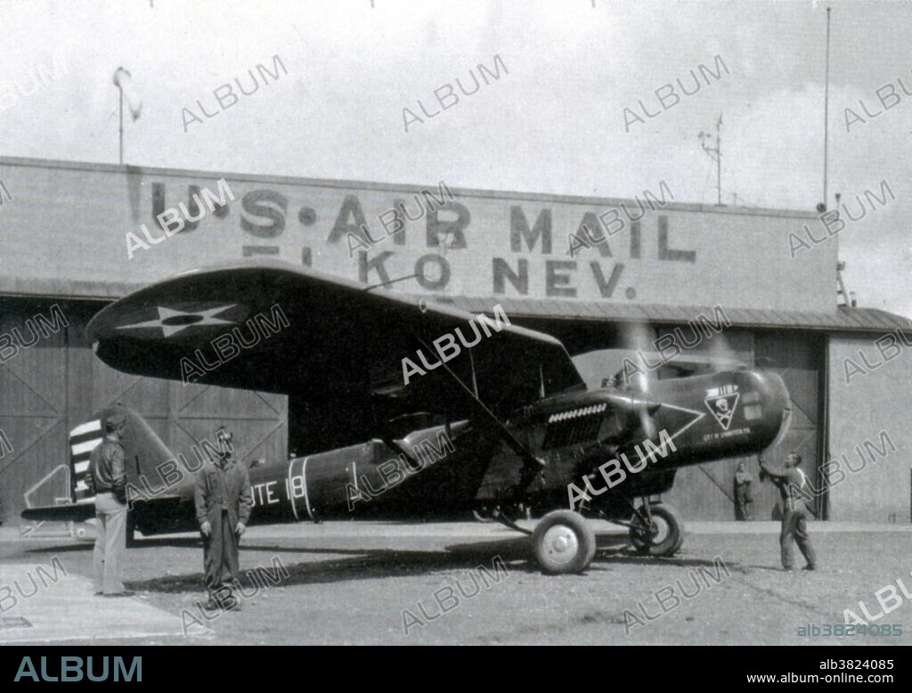 In February 1934, President Roosevelt cancelled all air mail contracts owing to a scandal relating to the award of contracts, thus initiating the Airmail Emergency, where the Air Corps was tasked with carrying the mail until new contracts could be awarded. The O-35s and B-7s were considered some of the least unsuitable aircraft in the Air Corps inventory for the air mail role, so the six remaining Y1B-7s and the five Y1O-35s, together with the XO-35, were assigned to air mail routes in the western United States, which included hazardous operations over the Rocky Mountains, the Cascade Range and the Sierra Nevada. By the time the Air Corps involvement in air mail flights ended in June 1934, the twelve O-35s and B-7s had flown 1,412 hours on mail flights, while four of the B-7s had been lost as a result of accidents. The last O-35s and B-7s were withdrawn from use in December 1938. Modest fuel capacity and cargo space hindered the military mail service. So did landing to change pilots, as this Douglas B-7 bomber has done in Nevada. Some critics charged that pilot fatigue and inexperience caused many of the accidents during the few months the military flew the mail.