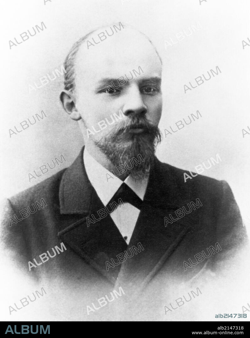 Vladimir ilyich ulyanov (lenin) in february 1900.